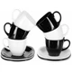 Чайний сервіз Luminarc Carine Black/White з 12 предметів (D2371) - зображення 2