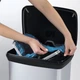 Контейнер для сміття з педаллю Curver Deco bin 50 л (02162) Сріблястий - зображення 6
