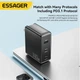 Зарядний пристрій Essager 140W MingQ GaN Hign Power Travel Charger 2 Type-C + USB A EU Black (ECT2CA-MQB01-Z) - изображение 4