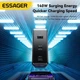 Зарядний пристрій Essager 140W MingQ GaN Hign Power Travel Charger 2 Type-C + USB A EU Black (ECT2CA-MQB01-Z) - изображение 6