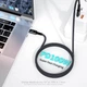 Кабель Essager Sunset USB Type-C to USB Type-C 100 Вт 5A 1м Чорний (EXCTT1-CG01) - изображение 3
