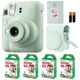 Подарунковий набір Камера для миттєвого друку Fujifilm INSTAX Mini 12 Mint Green / М'ятно-зелений чохол / Картриджі на 40 фото / Зелений фотоальбом на 64 фото - изображение 1