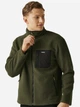 Толстовка на флисе, на молнии мужская Regatta Frankie Borg Fleece RMA607-41C XL Хаки (5063019778037) - изображение 1