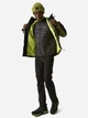 Куртка демисезонная с капюшоном мужская Regatta Wentwood IX RMP375-0P7 L Черный/Зеленый (5063019737874) - изображение 5