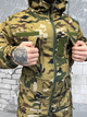 Тактический костюм с двойным флисом и высоким воротником Soft Shell Multicam XXL - изображение 7