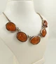 Серебряное колье с балтийским янтарем 1005NЕС-k - изображение 7