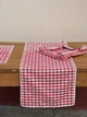 Дорожка-скатерть Preferito Красно-белая TARLINI home - изображение 2