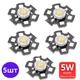Светодиоды яркие 5W 4500K 3.6v 500Lm 700мА 5шт Natural White Нейтрально белый-дневной свет (121) - изображение 1