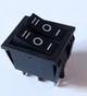 Перемикач KCD6 ON-OFF-ON 16A-20А 125В-250В 6 pin 2 клавіші Без підсвічування Фіксація Чорний (62) - зображення 6