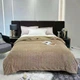 Двухслойный плед Королевский Шарпей на овчине L&M Home Textiles Капучино евро 200х230 - изображение 1