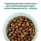 Сухой корм Optimeal Sterilised для стерилизованных кошек и кастрированных котов с лососем 10 кг - изображение 7