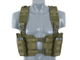 Разгрузка Chest Harness MOLLE на фастексах – OLIVE [8FIELDS] - изображение 1