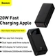 Power Bank BASEUS Bipow Digital Display 30000mAh |2USB/1Type-C, PD/QC, 20W, 3A| (PPDML-N01) (black) - зображення 15