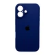 Защитный чехол-накладка Silicone Full Case AA Camera Protect для Apple iPhone 16 Navy Blue (FullAAi16-39) - изображение 1