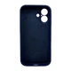 Защитный чехол-накладка Silicone Full Case AA Camera Protect для Apple iPhone 16 Navy Blue (FullAAi16-39) - изображение 3