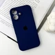 Защитный чехол-накладка Silicone Full Case AA Camera Protect для Apple iPhone 16 Navy Blue (FullAAi16-39) - изображение 4