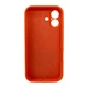Защитный чехол-накладка Silicone Full Case AA Camera Protect для Apple iPhone 16 Orange (FullAAi16-52) - изображение 3