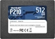 Накопичувач Patriot P210 512GB 2.5" SATAIII (P210S512G25) - изображение 1