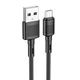 Зарядний кабель HOCO X83 Fast Charging Micro 2.4A 1m Black - зображення 1