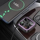 Автомобільний зарядний пристрій (АЗП) FM модулятор Hoco E85 Tiger PD20W+QC3.0 Black - изображение 8