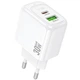 МЗП Hoco CS55A Surplus PD30W+QC3.0 (1USB-A/1C) White - зображення 1