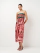 Платье женское Zara 8156/463 L Бордовое (08156463330047) - изображение 1