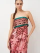 Платье женское Zara 8156/463 L Бордовое (08156463330047) - изображение 4