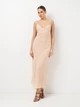 Платье женское Zara 2233/819 M Бежевое (02233819942034) - изображение 3