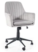 Кресло поворотное офисное Q-886 VELVET светло-серое BL.03 OBRQ886VJSZ Signal - изображение 1