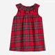 Детский сарафан для девочки H&M 271164786 104 см Красный/Клетка (2727000037239) - изображение 1