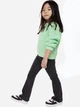 Детские джинсы-клеш на резинке для девочки H&M 271102642 122 см Темно-серые (2727000034146) - изображение 3