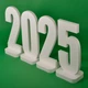 Напис 2025 з пінопласту висотою 49 см Woodland craft 8024 - зображення 1