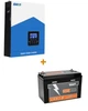 Комплект резервного живлення інвертор EASUN POWER 2.2kW 12V ISolar-SMH-II-2.2KW + аккумулятор PowMR LiFePO4 12.8V 100AH - зображення 1