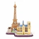 3D пазл CubicFun City Line Париж (MC254h) - изображение 6