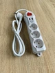 Удлинитель 3 гн. 2м с 2*USB (2100mA) с/з 3x0.75mm макс 2500W с кнопкой "LEMANSO" LMK71004 - изображение 3