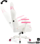 Fotel gamingowy Diablo X-Ray 2.0 Normal Size White/Pink (5902560339109) - obraz 5