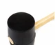 Киянка резиновая с деревянной ручкой 90mm 1200 g "POLAX" 39-006 - изображение 2