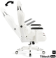 Fotel gamingowy Diablo X-Ray 2.0 Normal Size White/Black (5902560336061) - obraz 4