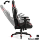 Fotel gamingowy Diablo X-Ray 2.0 Normal Size Black/Red (5902560336054) - obraz 4