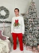 Піжама чоловіча "Family look" Носи своє 46 Білий (p-12558-140871) - изображение 4