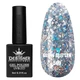 Гель-лак для ногтей Clow Glitter Дизайн с глиттером хамелеон разного размера , 9 мл Фиолетовый №569 - изображение 1