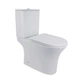 Унитаз-компакт Qtap Presto безободковый с сиденьем Soft-close QT24221217AW - изображение 1