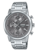 Чоловічий годинник Casio MTP-E510D-8AVDF у сріблястому виконанні з темно-сірим циферблатом. - зображення 1