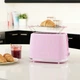 Тостер Russell Hobbs Eden 800Вт, пластик, підігрів,разморозка, малиновий - изображение 7