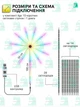 Світлодіодна LED стрічка "Феєрверк", smart гірлянда RGB з Bluetooth, USB, пультом і управлінням зі смартфона, біла (2624104841) - зображення 4