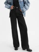Джинси жіночі Levi`s Ribcage Wide-Leg H223 A6081-0001 25-32 Чорні (5401128250738) - зображення 1