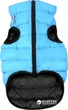Двусторонняя курточка для собак Airy Vest для средних собак M 50 Черно-голубая (1632) - изображение 2