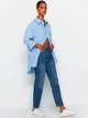 Джинсы Slim Fit женские Trendyol TWOAW24JE00076 36 Голубые (8683048985106) - изображение 4
