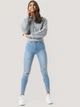 Джинсы Skinny женские NA-KD 1100-001676-0047 32 Голубые (7325941546039) - изображение 3
