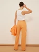 Джинсы Regular Fit женские NA-KD 1755-000002-0261 34 Оранжевые (7325946120630) - изображение 5